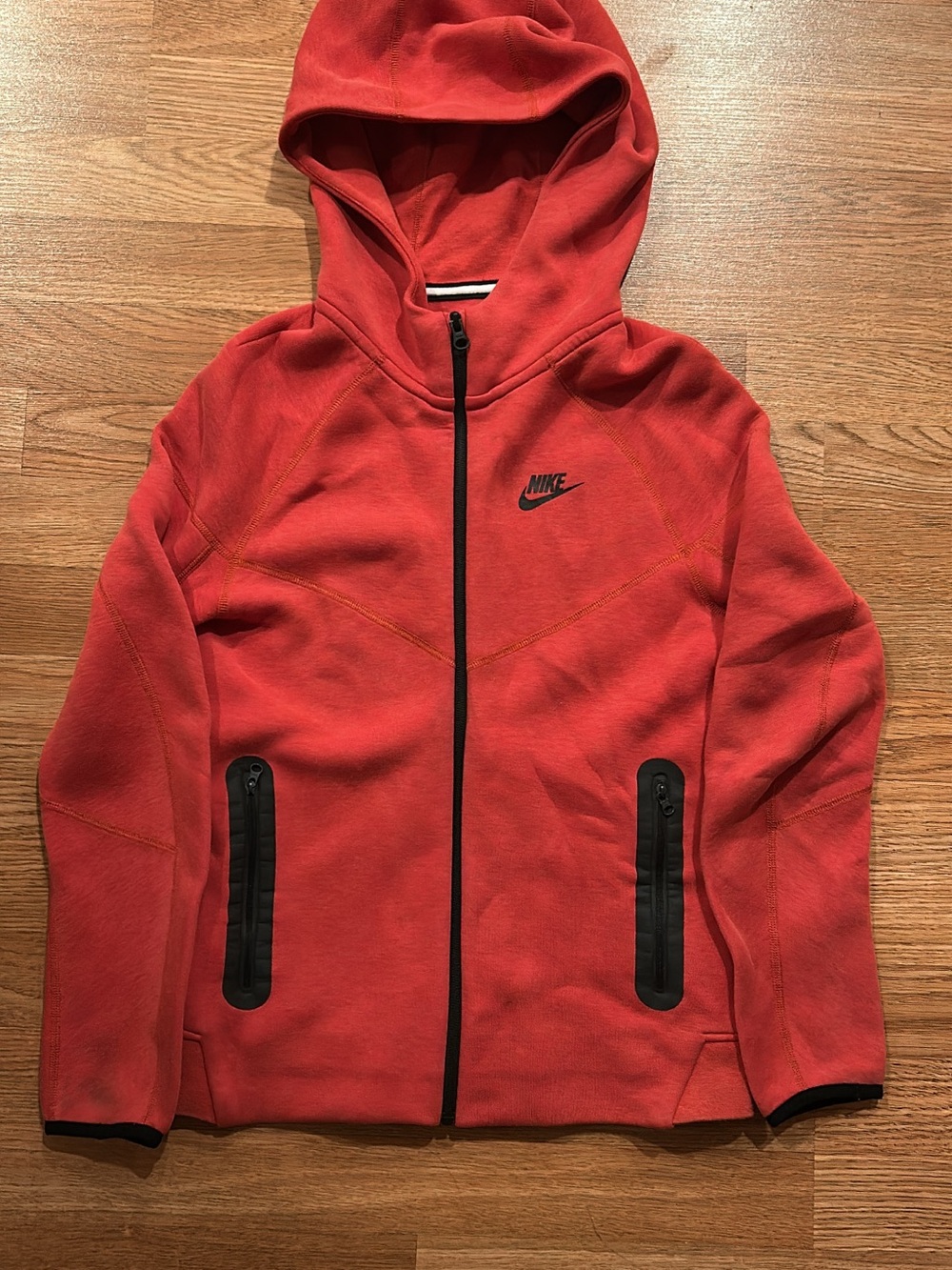 Nike Red Kids Full-Zip Hoodie Jacket